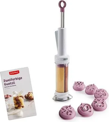 Image de Presse à biscuits Betty Bossi "Cookie Press", (7 pcs), biscuits et cookies bicolores