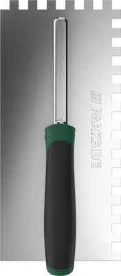 Produktbild von PARKSIDE® Multifunktionsspachtel / Trockenbauspachtel / Glättekelle / Farb- und Putzrührer / Glättekelle gezahnt (Glättekelle gezahnt)