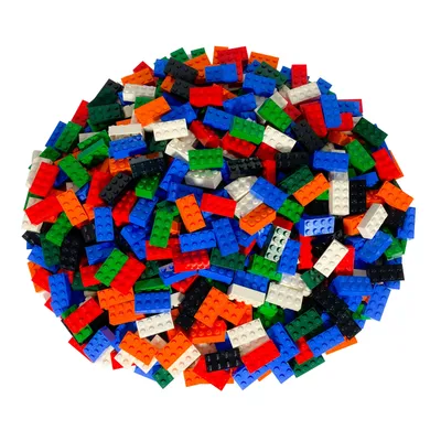 Immagine prodotto di Mattoncini LEGO® 2x4 colorati misti - 3001 NUOVO! Quantità 2500x