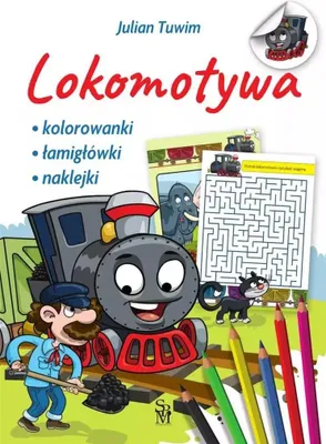 Produktbild von Sbm Lokomotywa Tuwima: Książka Z Naklejkami I Łamigłówkami Dla Dzieci