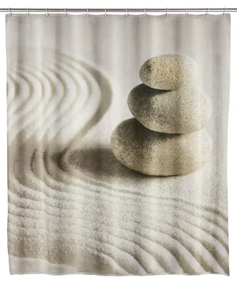 Immagine prodotto di WENKO tenda per doccia anelli per vasche da bagno SAND STONE 180x200 cm lavabile