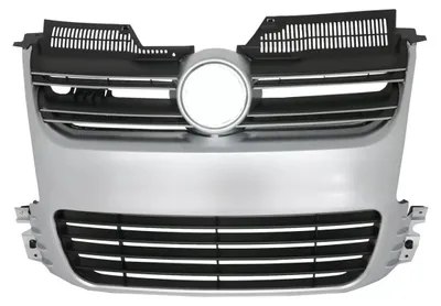 Produktbild von Kühlergrill für VW Golf 5 V 2003-2007 R32 Design Gitter Gebürstetes Aluminium.