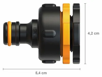Immagine prodotto di Fiskars Raccordo per rubinetto Comfort - multi 1/2", 3/4", 1" FISKARS 1027051