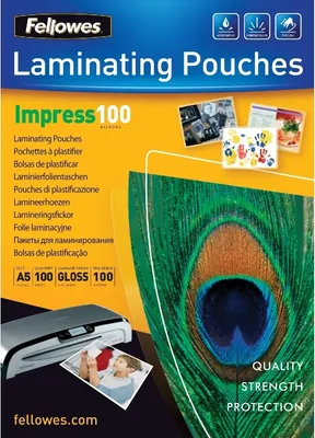 Produktbild von Laminierfolie A5 100mic VE=5x100 Stück glänzend