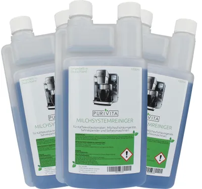 Produktbild von PURIVITA Milchsystemreiniger Kaffeevollautomat für Kaffeemaschinen,UNVOLLSTÄNDIG