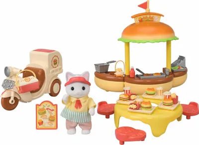 Produktbild von Epoch Sylvanian Families Burgerstand Figuren One Size