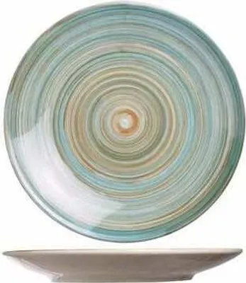 Produktbild von Cosy & Trendy 674935, Teller, Rund, Keramik, Blau, Weiß, 22 cm, 30 mm