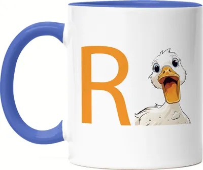 Produktbild von R Ente Tasse Blau Rente Geschenk Ruhestand Humorvolles Design