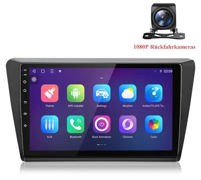 Produktbild von Android Autoradio mit Rückfahrkamera für Skoda Rapid Spaceback 2012-2020 Wireless CarPlay Android Auto 8Core 6+128GB 4G LTE GPS Navigation 9 Zoll