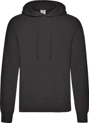 Obrázek produktu pro Uni mikina s kapucí Fruit of the Loom Classic PC3884 (3XL) (černá)
