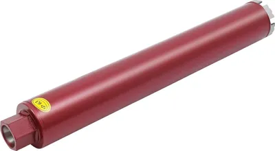 Zdjęcie produktu dla Wiertło diamentowe - wiertło rdzeniowe - średnica 63 mm - wiercenie na sucho - do murów, granitu, betonu zbrojonego, kamienia naturalnego, betonu - czerwone