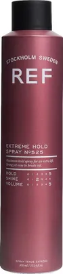 Produktbild von REF Extreme Hold Hairspray 525, Haarspray, Frauen, normales Haar, 300 ml, Verstärkung, Alcohol Denat., Butane, Isobutane, Octylacrylamide/Acrylates/Butylaminoethyl Methacrylate...