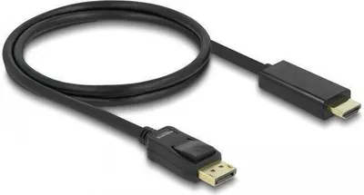 Productafbeelding van Delock 82586 DELOCK Displayport Kabel DP -> HDMI St/St 1.00m schwarz
