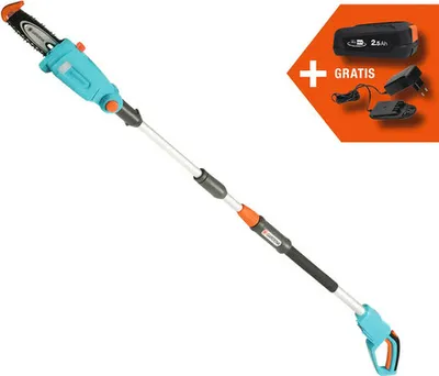 Obrázok produktu pre Akumulátorový teleskopický ručný zastrihávač Gardena TCS 20/18V P4A solo