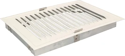 Produktbild von KOTARBAU® Ventilationsgitter 14 x 21 cm mit Insektennetz Lüftungsgitter Metall Gitter für Kamine Ventilation Weiß