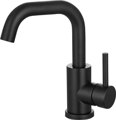 Produktbild von LOMAZOO Waschtischarmaturen Mischbatterie Pollux Edelstahl Schwarz