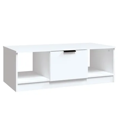 Zdjęcie produktu dla vidaXL Stolik kawowy biały 102x50x36 cm materiał drewnopochodny