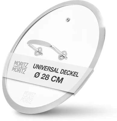 Immagine prodotto di Coperchio in vetro universale - Resistente al calore - Ø 28 cm