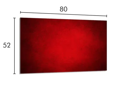 Imagen del producto de Placa de vitrocerámica protectora para cocina, 80x52 cm, color rojo
