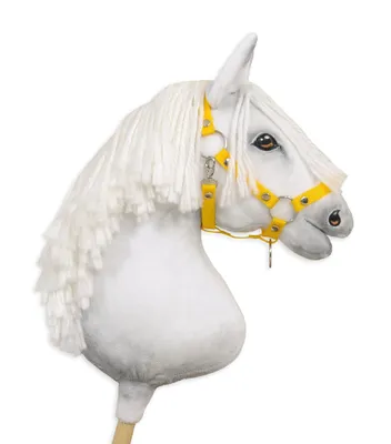 Obrázek produktu pro Nastavitelná ohlávka Hobby Horse A3 - žlutá