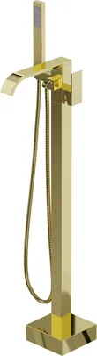 Produktbild von Mexen Lava freistehende Wannenbatterie, gold - 752433-50