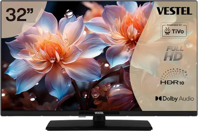 Produktbild von Vestel Fernseher 32 Zoll Smart TV Powered by TiVo Full HD Fernseher, HDR TV mit integriertem Triple-Tuner, LED TV 32FT9740 schwarz