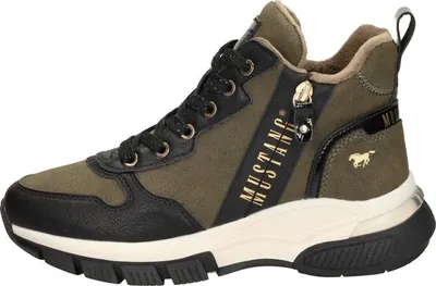 Produktbild von Mustang Sneakers Hoog  Sneakers Hoog - Groen - Maat 41