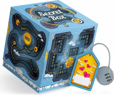 Produktbild von Escape Box Geschenkverpackung mit Rätselspaß ab 14 Jahren