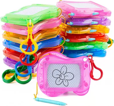 Productafbeelding van Uitdeelcadeautjes voor kinderverjaardag - Set van 12 - Mini-schilderbord