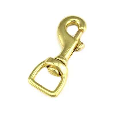 Produktbild von Bolzenkarabiner 88 x 29mm 5/8" Zoll Rein Messing Karabiner
