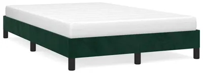Obrázok produktu pre vidaXL Rám postele bez matraca tmavozelený 120x190 cm zamat
