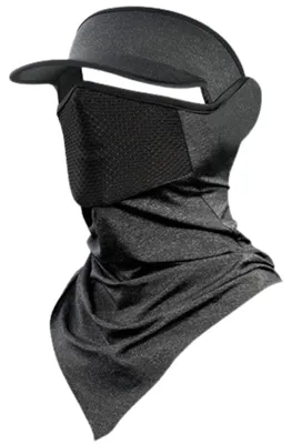 Productafbeelding van Solidchoice - Ademend ZonneGezichtsmasker met Hoed voor Buiten