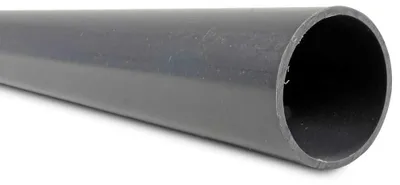 Produktbild von d 63 PVC Rohr ohne Muffe grau 1,0 m