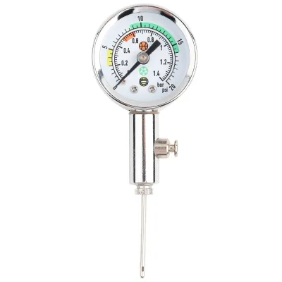Immagine prodotto di Mini manometro, per palloni sportivi come calcio/basket/pallavolo, 0-20 PSI