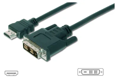 Image de ASSMANN - Câble vidéo - HDMI / DVI - HDMI (M) à DVI-D (M) - 3 m - double isolation