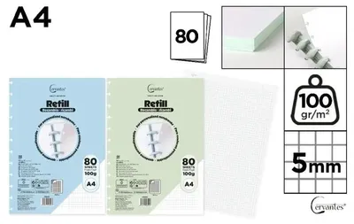 Produktbild von Ein A4-Heft mit 80 Blatt – Cervantes