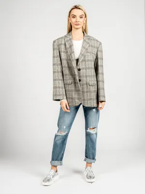 Obrázok produktu pre Pinko Bunda "Welsh 1" - 1N13DP 8132 | Welsh 1 - čierna, hnedá- Veľkosť: 36(EU)