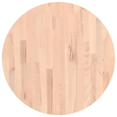 Produktbild von vidaXL Tischplatte Ø60x4 cm Rund Massivholz Buche
