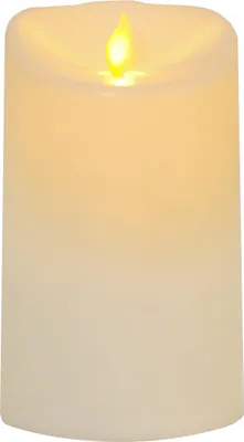 Produktbild von LED Stumpenkerze M-Twinkle, flackernd Timer 15cm, batteriebetrieben