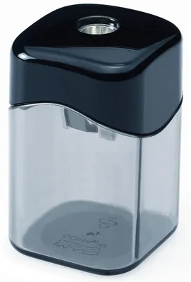 Obrázok produktu pre Möbius Ruppert 0923 - 0000 - Manueller Bleistiftspitzer - Schwarz - Transparent - Kunststoff