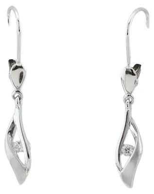 Produktbild von MIAMAR 1013643 Damen Ohrringe 14 Karat (585) Weißgold weiß