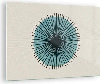 Produktbild von Bilder auf glas - Einteilig - Auge Abstraktion Modern - 70x50cm - Glasbilder - Wandbilder - Bilder - zum Aufhängen bereit - Wanddekoration aus Glas - Glas Bilder - Wandbild auf Glas - GAA70x50-4224