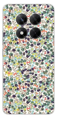 Image de 1001Coques - Coque silicone compatible avec Xiaomi Redmi Note 14 Pro 4G - Motif liberty wiltshire vert - Design original imprimé en France