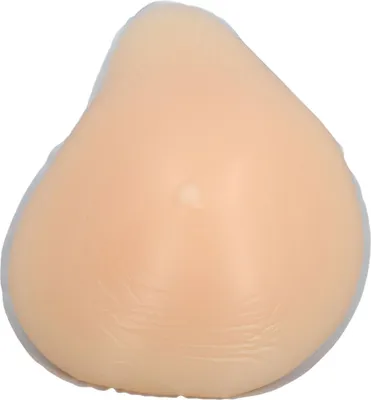 Produktbild von Silikon-Brustform-Mastektomie-Prothese, asymmetrische Form, tief konkav, realistisches Gefühl, weiche Brüste, Einsatz, Hautfarbe, links, einzeln, 40A/36B/34C/32D