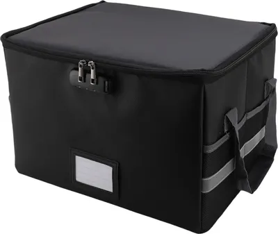Obrázek produktu pro Ohnivzdorný box na dokumenty Vodotěsný antistatický reflexní proužek Přenosný box na dokumenty se zámkem pro CD DVD USB Fotografie