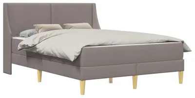 Produktbild von Bettgestell mit Matratze mit Kopfteil Polyester