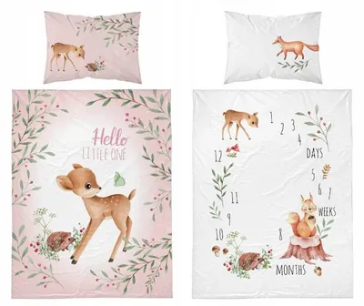 Obrázok produktu pre Detexpol Detská posteľná bielizeň 100x135 cm Srnček Lesná