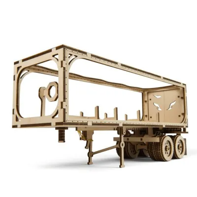 Immagine prodotto di puzzle meccanico in legno 3D Heavy Boy Tractor Trailer