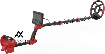 Immagine prodotto di Metal detector professionale con ampio display LCD, impermeabile (IP68), rilevamento di precisione, chip DSP e retroilluminazione.