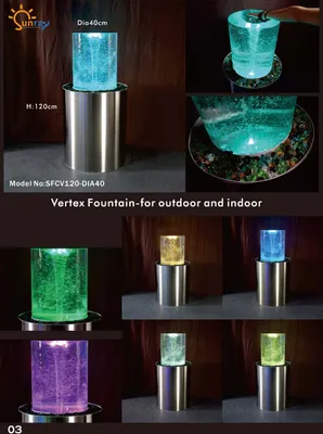 Immagine prodotto di Lampada da terra a LED, lampada da terra decorativa, lampada da tavolo, colonna d'acqua, colonna